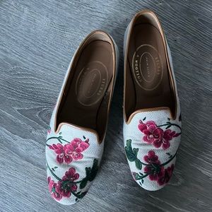 Loved and floral flair Stubbs & Wooton flats - sold locally